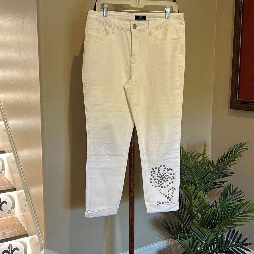 Curations White Ankle Jeans 12